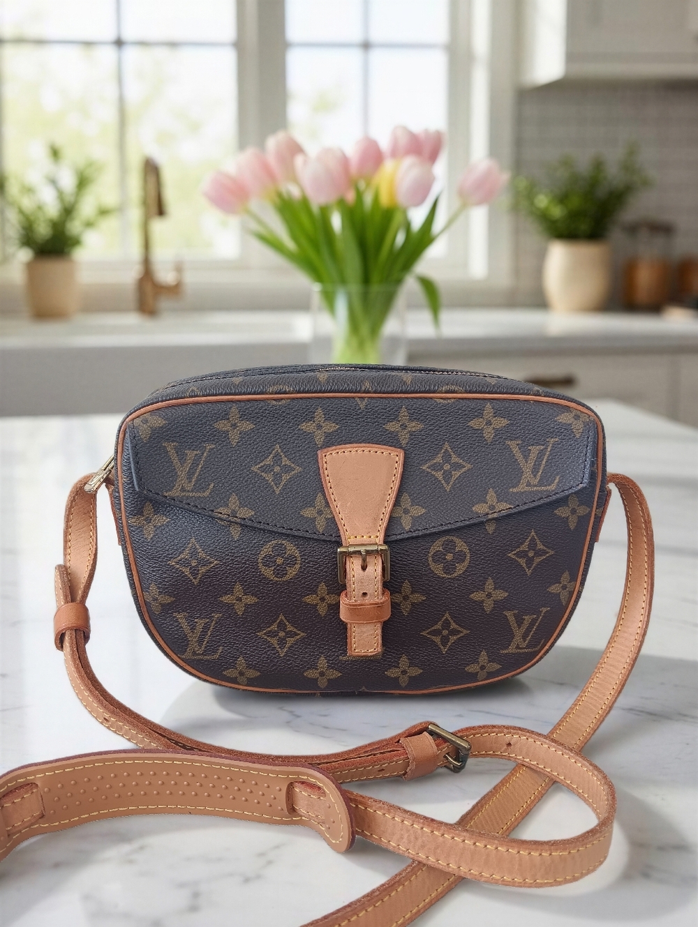 Louis Vuitton Monogram Jeune Fille PM Crossbody Vintage 1990 PRISTINE ✨️ - Picture 4 of 16